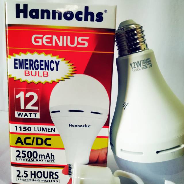 Lampu Emergency Hannochs Genius 12 Watt