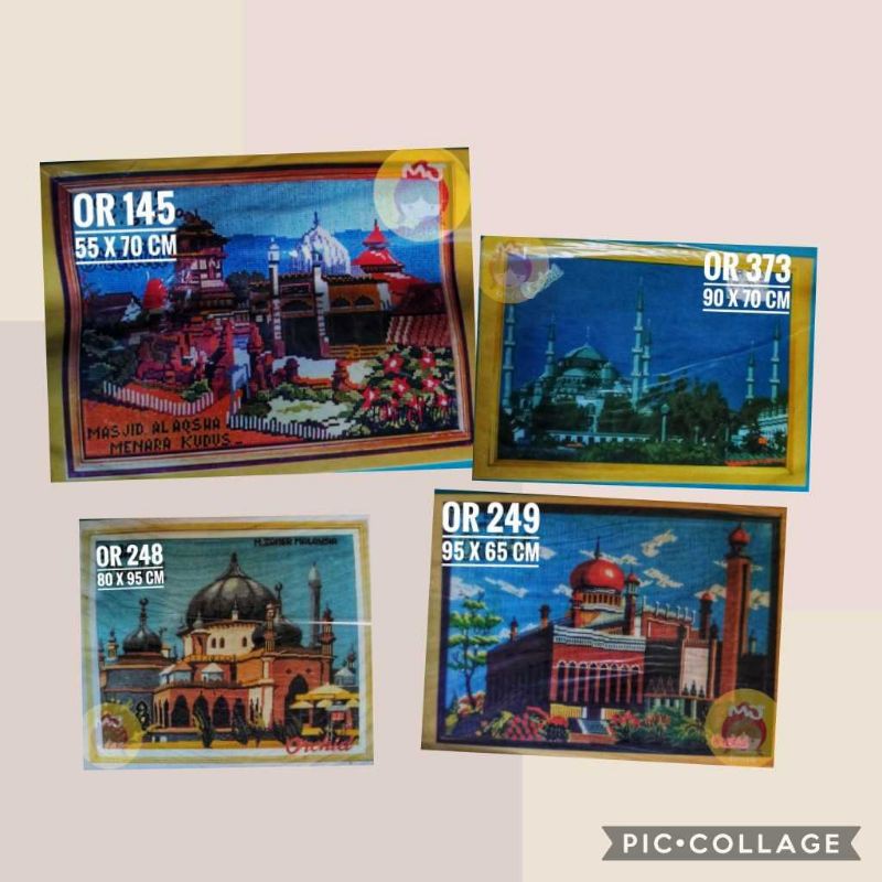 Paket Kristik Benang Wol - Masjid 2