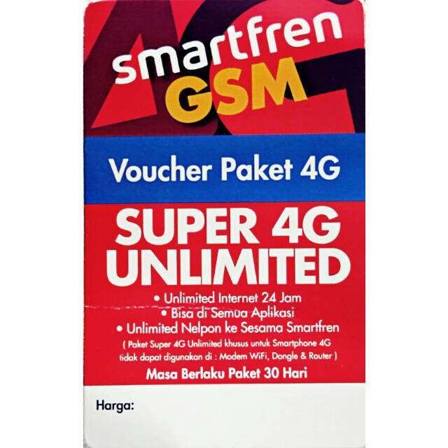 Voucher Kuota Smartfren UNLIMITED