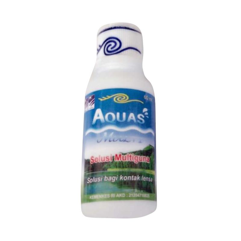 Aquas 60ml Air Softlens / Cairan Pembersih Softlen MPS Cairan Mata Soflens