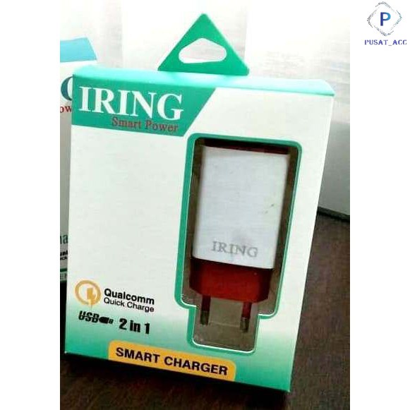 Travel Charger Travel Adapter IRING 2 Port Original