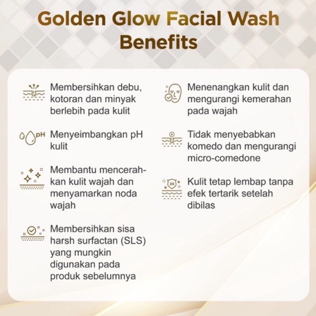 Facial Wash Golden Glow Ms Glow