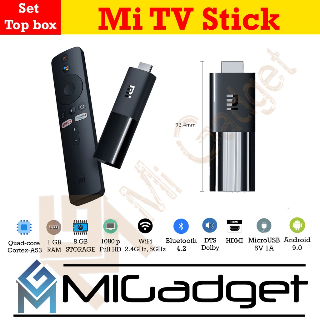 Android Xiaomi Mi TV Stick - TV Box S Stick - Google Chromecast