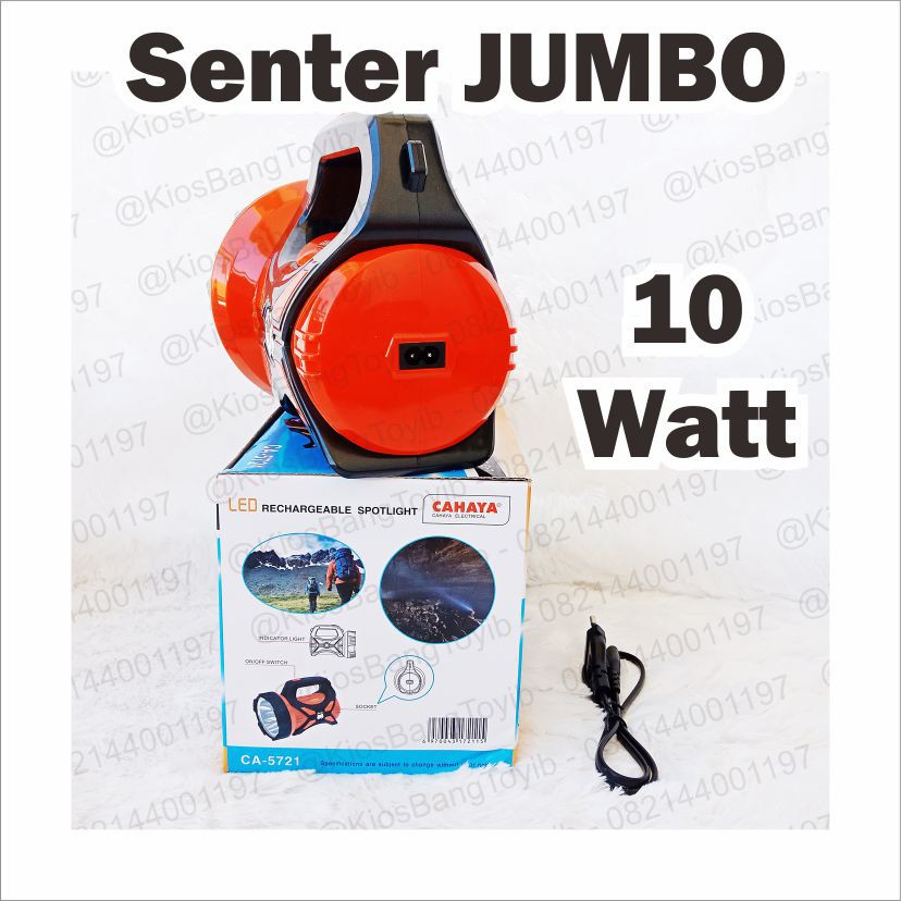 Senter JUMBO LED 10 Watt Cahaya CA-5721