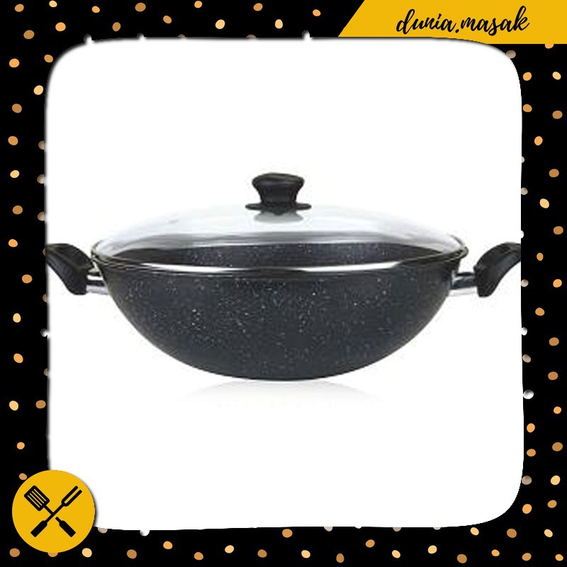 Wajan Cosmos Kuali Penggorengan Marble 34 Cm Unik Murah Berkualitas