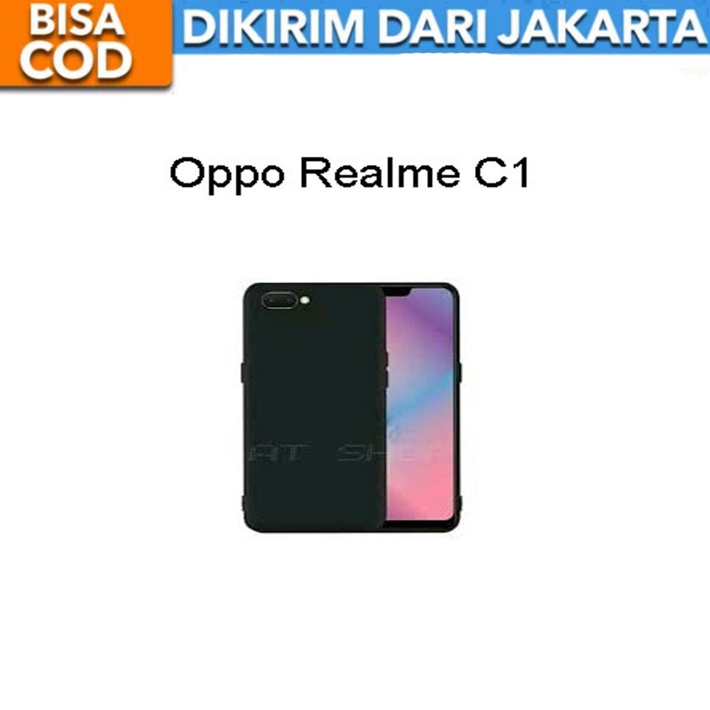 SoftCase Black Matte for Oppo Realme C1