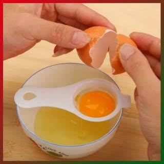 Sendok Alat Pemisah Kuning Telur Saringan telur Egg White Separator