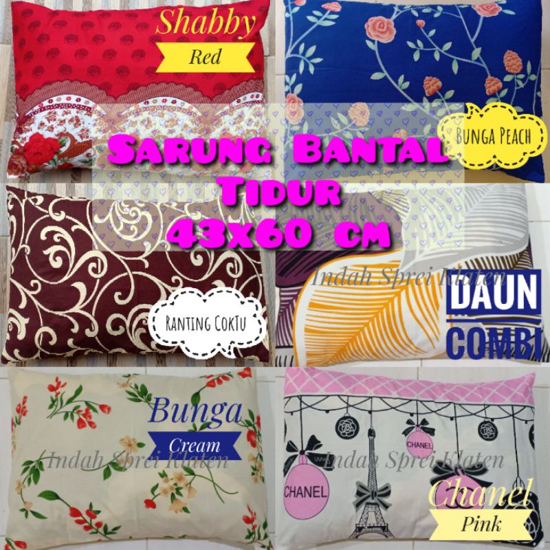 Sarung Bantal Tidur Motif Karakter Murah Perlengkapan Kamar