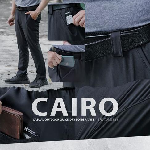 ------] CAIRO - CELANA PANJANG QUICK DRY - CELANA GUNUNG - CELANA OUTDOOR CASU