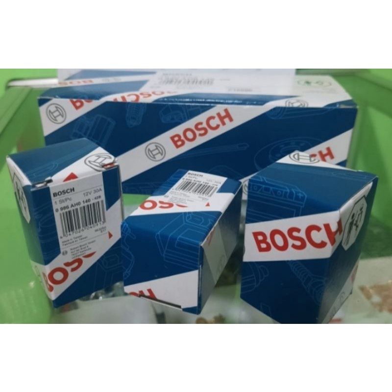 Relay BOSCH 4 kaki 12V 30A - 0 986 AH0 140 Ori / RELAI KLAKSON BOSCH