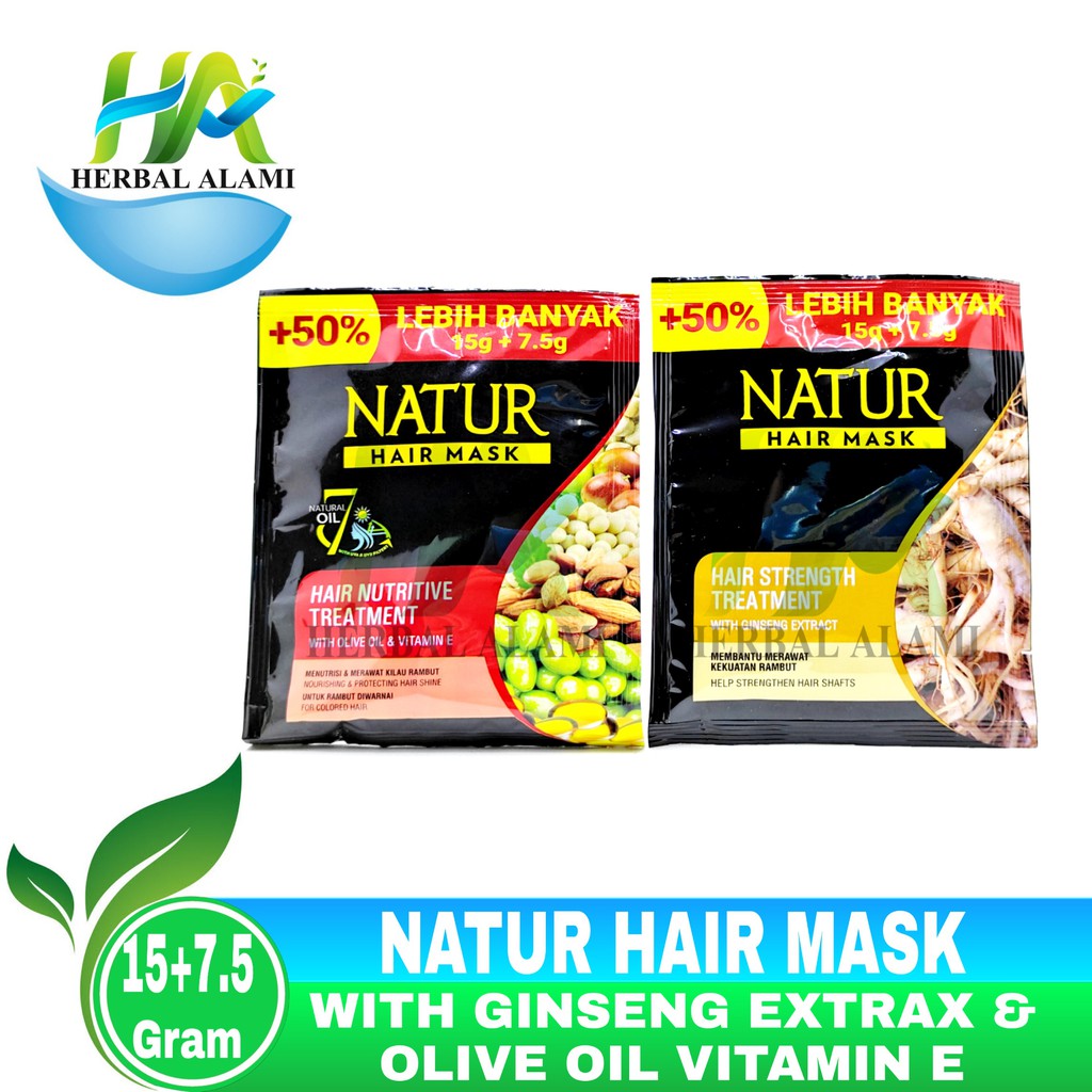 Natur Hair Mask Treatment - Masker Rambut