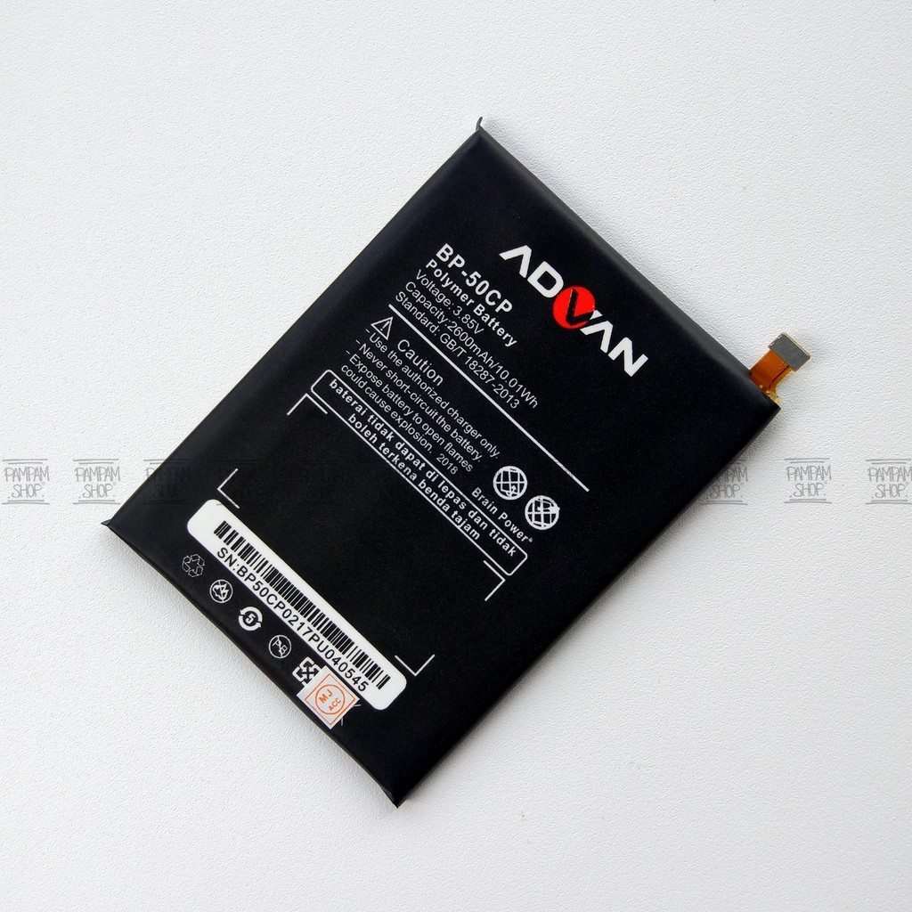 Baterai Advan i5E BP50CP Original Batre Batrai Advance Battery OEM HP BP 50CP i 5E BP-50CP