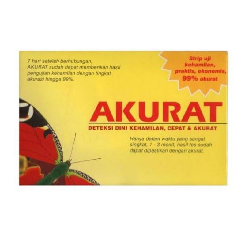 Akurat Testpack / Alat Uji Kehamilan / Promil