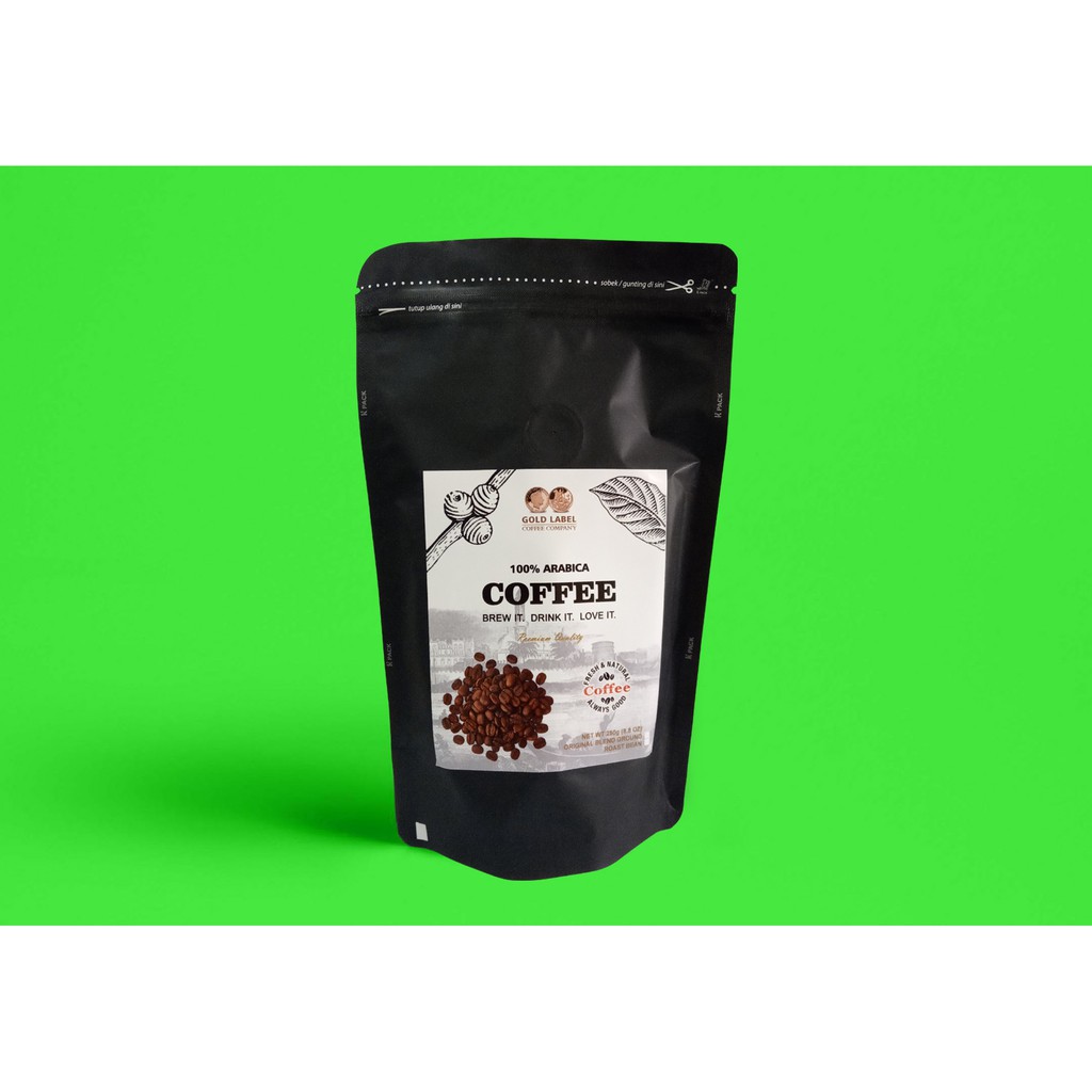 

Kopi Arabica Premium House Bland 100 Gram (Biji/Bubuk) Expresso Fines 100% Kopi Arabika Premium