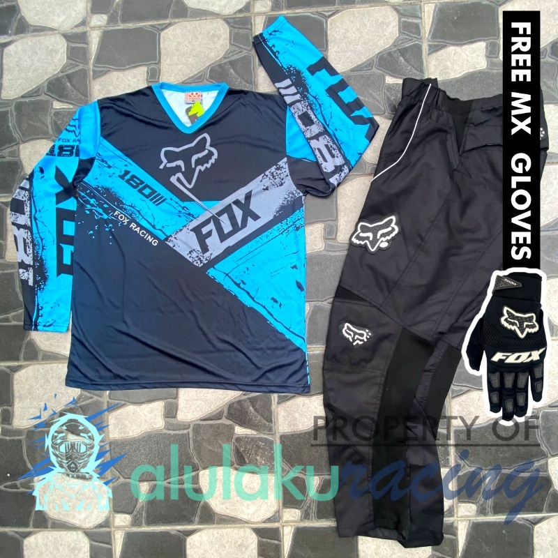 Jersey &amp; Celana MX Trail Motocross - Paket Bundling FOCT1801-F41