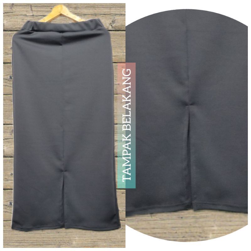 𝔂𝓾𝓶𝓪 ROK SPAN SCUBA JUMBO PANJANG BIG SIZE//ROK KERJA WANITA UKURAN BESAR