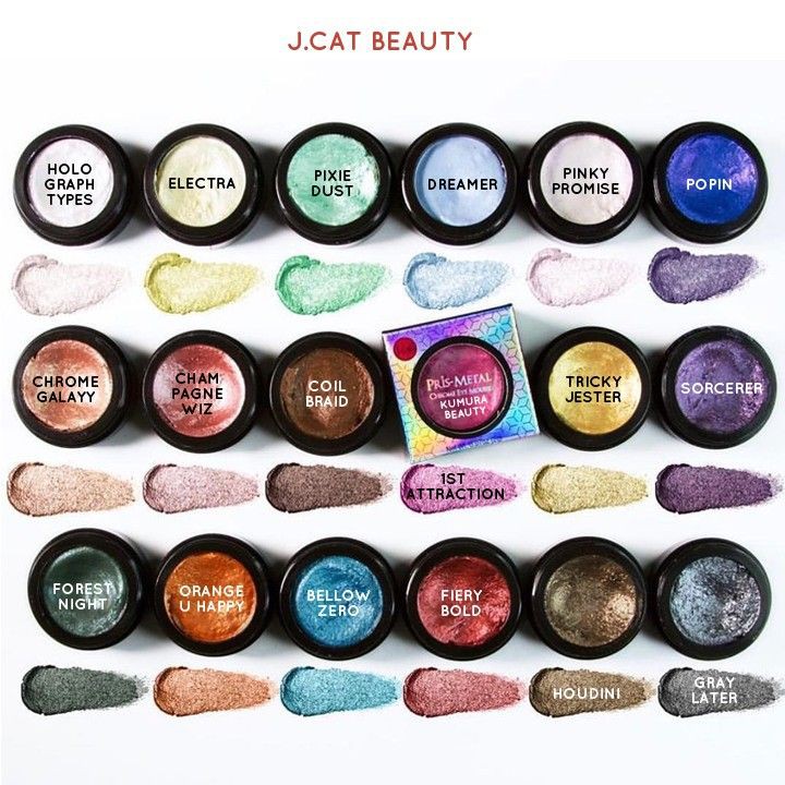 JCAT BEAUTY PRIS METAL CHROME EYE MOUSSE