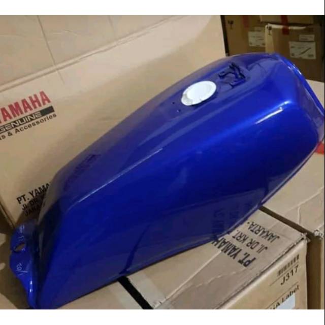 Tangki Yamaha rx king biru polos original YGP