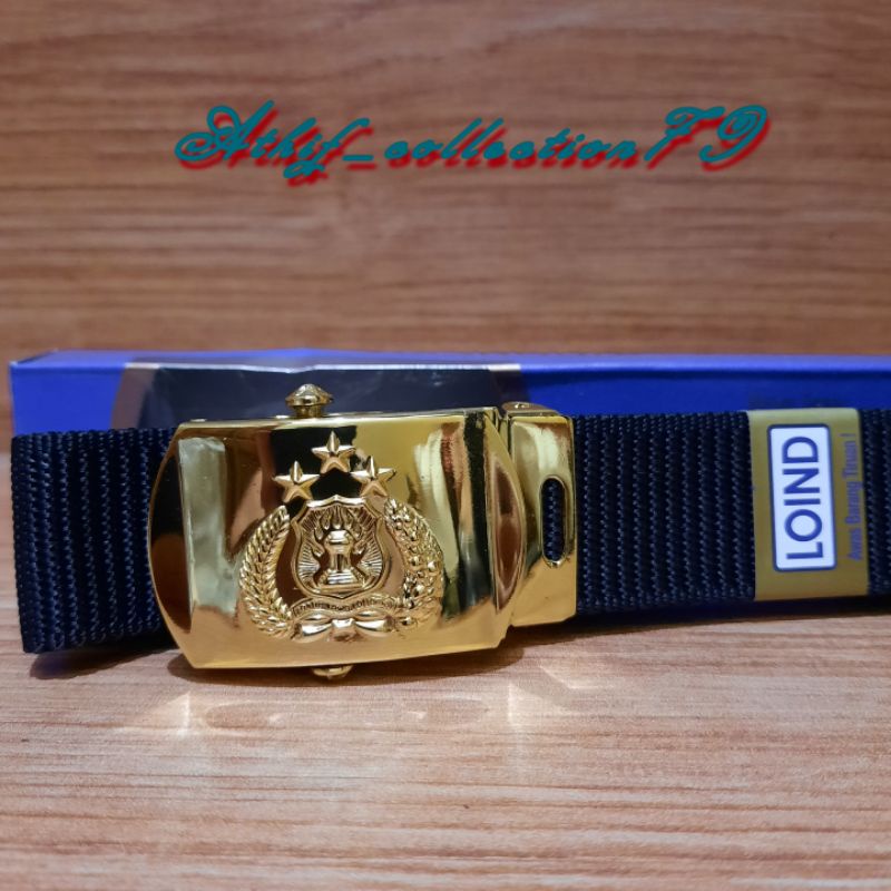 Sabuk Polri LOIND Slorok Ikat Pinggang LOIND Polri