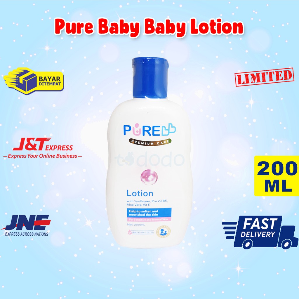 Pure Baby Baby Lotion 200ml - Lotion Bayi