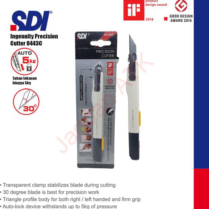 

TERMURAH Ingenuity Precission Cutter SDI 0443C 9mm Kode 845