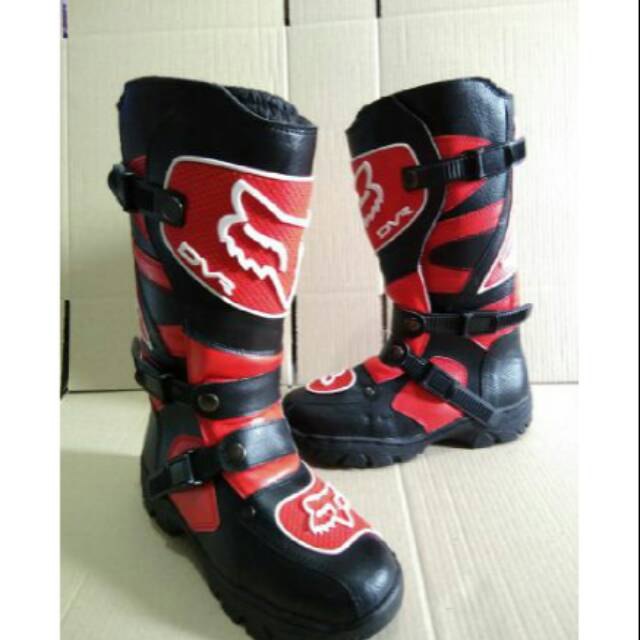 Sepatu cross anak merah adventure