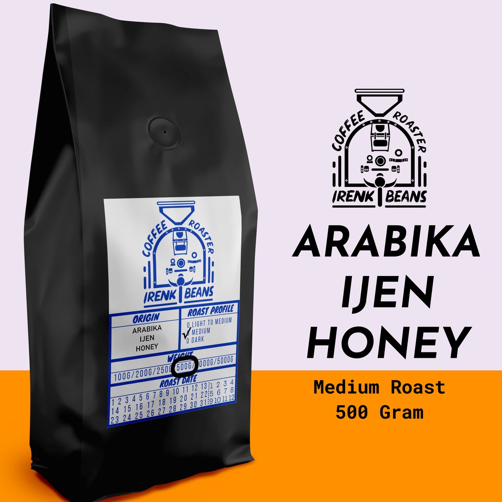 

Kopi Arabica Ijen Honey 500g Biji Bubuk