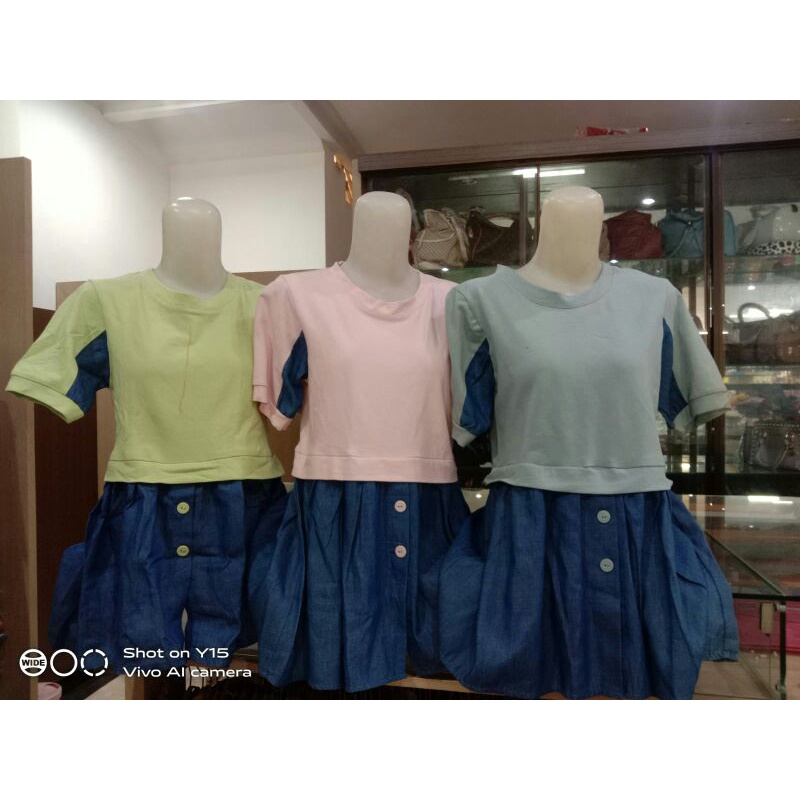 Atasan kaos tangan pendek merk MIXIT