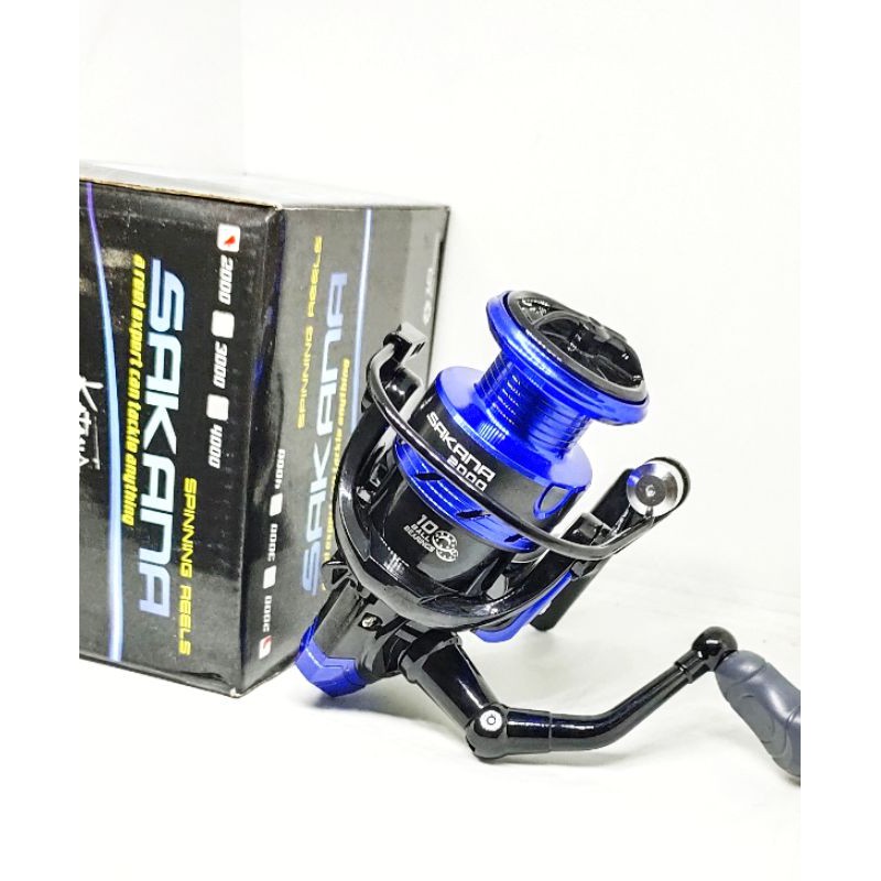 Reel Spining Rell KATANA SAKANA 2000 Rill Pancing Katrol Gulungan Senar