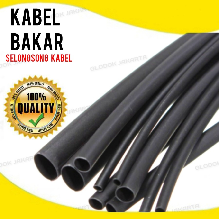 Heat Shrink Kabel Bakar Konektor Penyambung Kabel Isolasi Bakar Ukuran Kecil