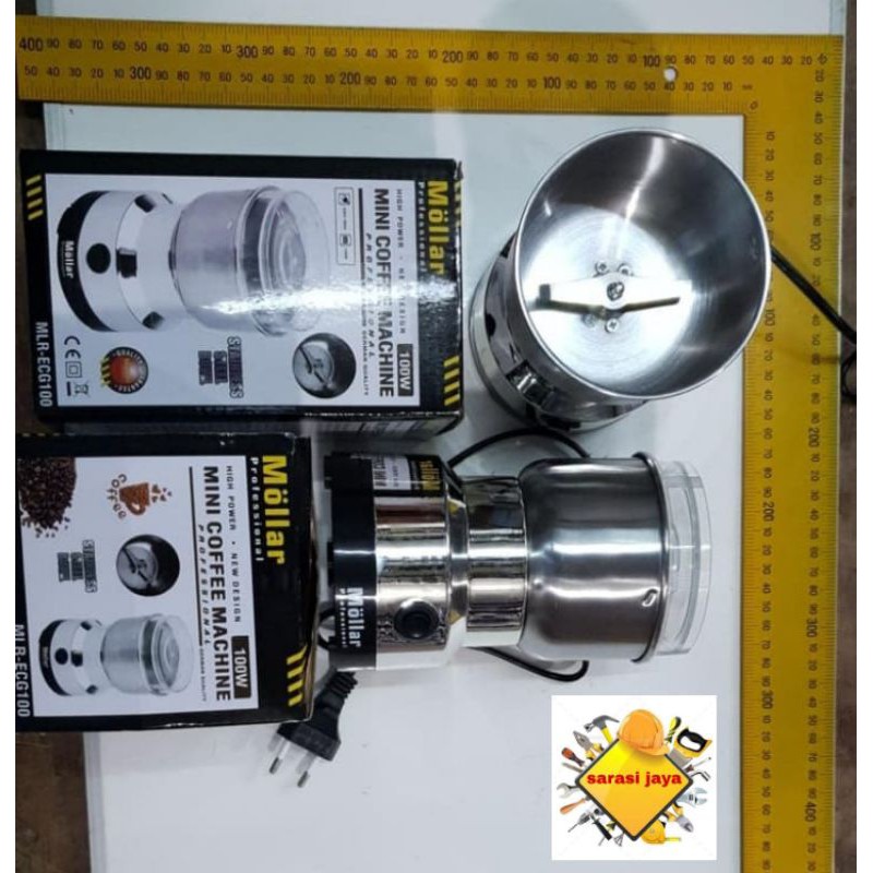MOLLAR MINI GILINGAN Kopi Listrik Coffee Grinder Elektrik Bumbu Dapur