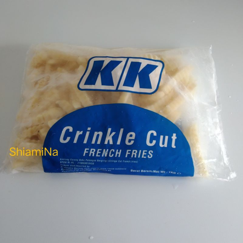 KK kentang goreng / KK Crinkle Cut / KK Shoestring