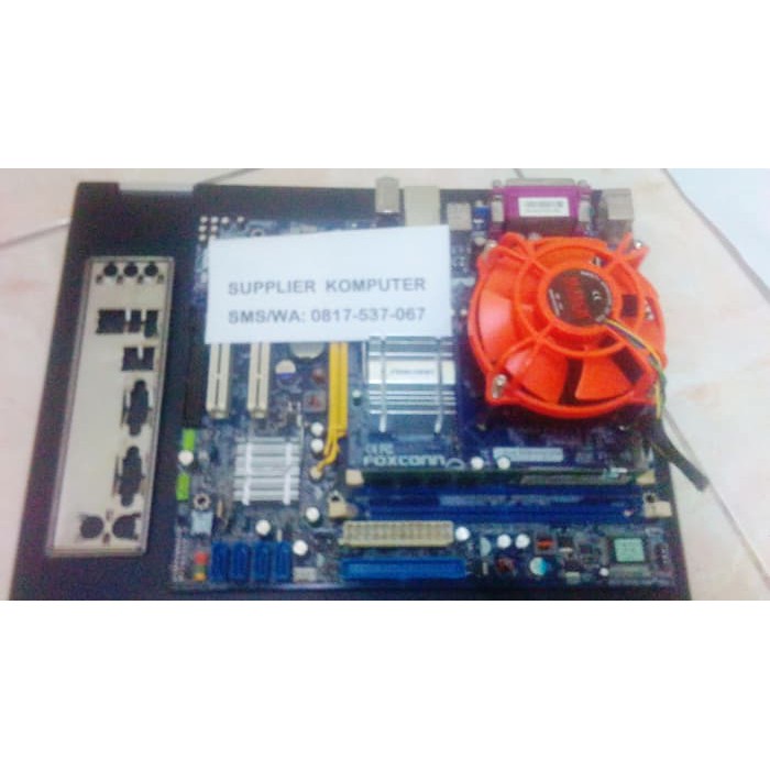 Sale.. Motherboard Lga 775 G31   Core 2 Duo E8600 3 33 Ghz   Fan   R ddr2 2Gb Unik