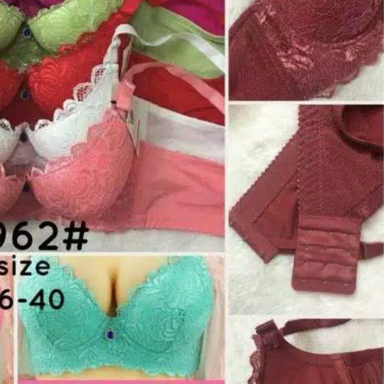 ♀ BH BUSA TEBAL KAWAT PUSH UP MENGANGKAT PAYUDARA 2962 Ω