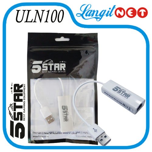 ULN100 5STAR USB2.0 TO LAN 10 100MBPS CONVERTER