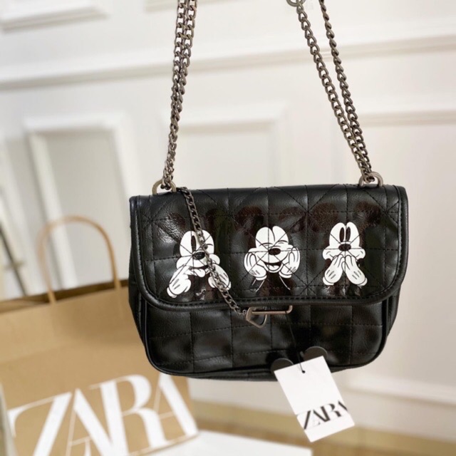 TAS ZARA SELEMPANG MICKEY MOUSE