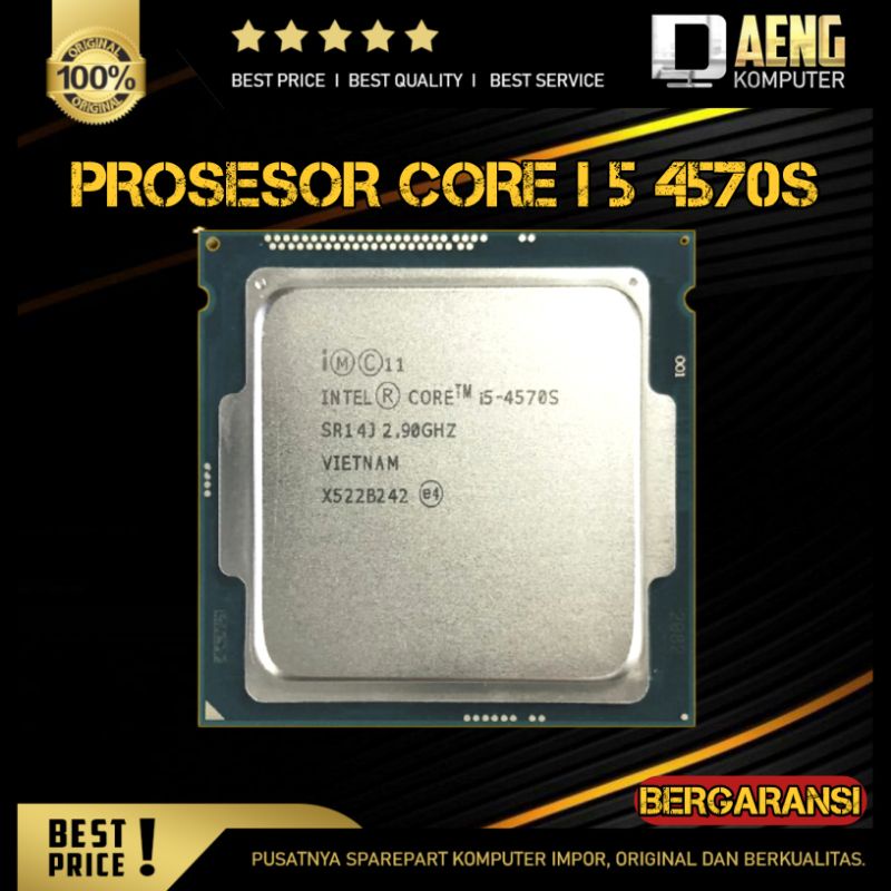 Processor Intel Core i5 4570s l Prosesor Pc Intel Core i5 4570s Socket 1150 Murah