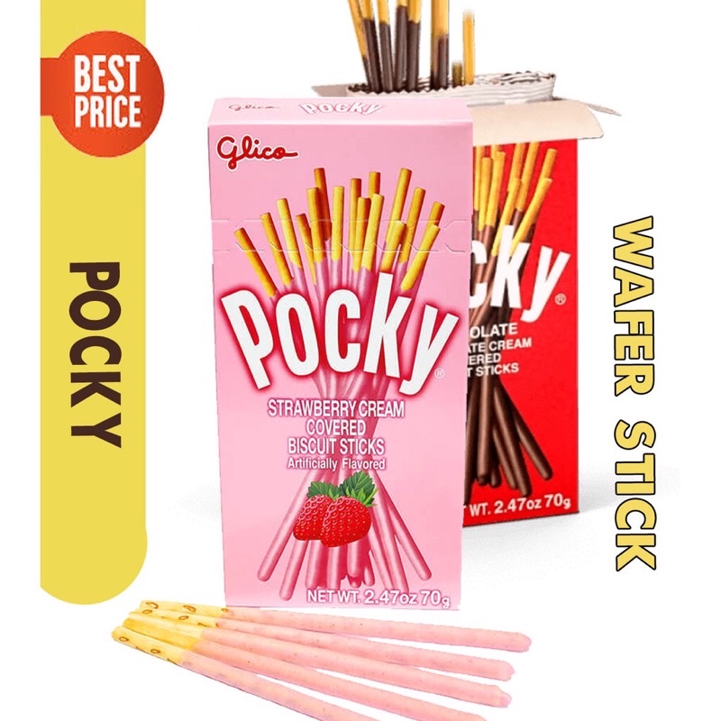 Jual NEW! POCKY MINI 22gr COKLAT / STRAWBERRY | Shopee Indonesia