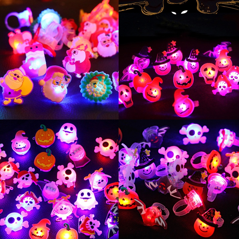 Bros Cincin Luminous Glowing Untuk Properti Pesta Natal Halloween