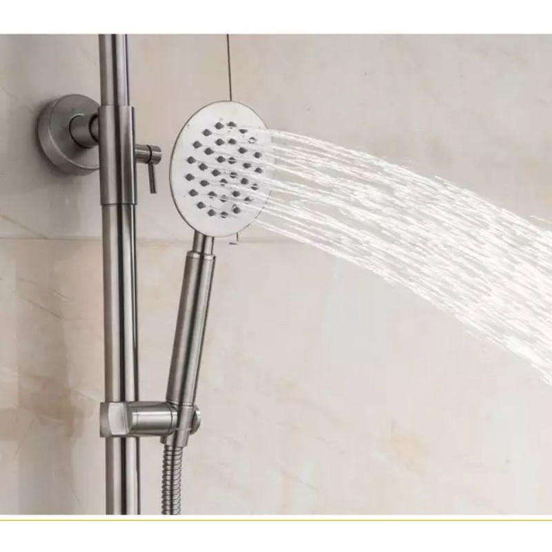 Shower Column stenlies sus 304/Shower Mandi/kran panas dingin