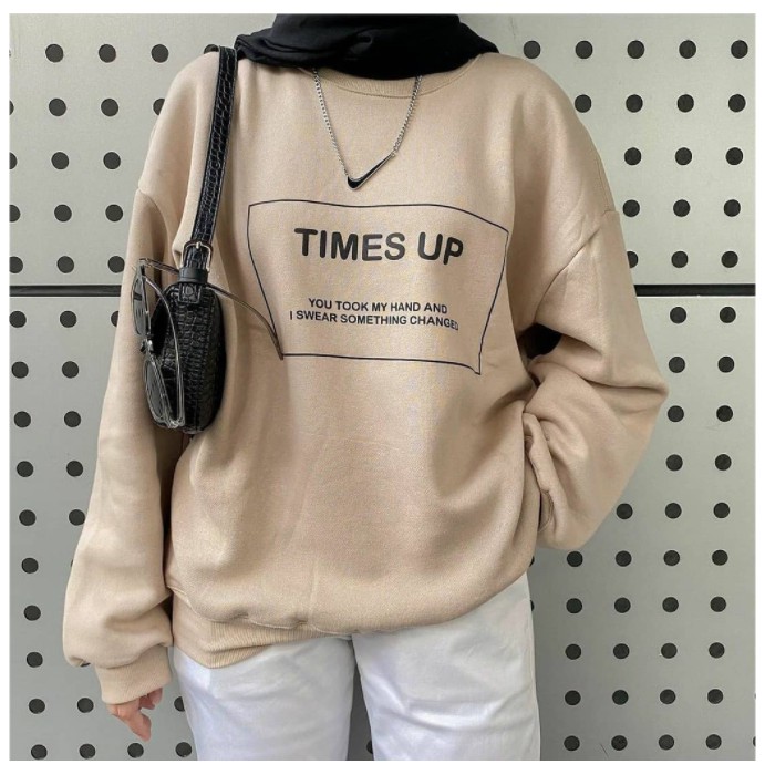 SWEATER WANITA TIMES UP TEBAL TERMURAH Shopee Indonesia SWEATER WANITA TIMES UP TEBAL TERMURAH Shopee Indonesia