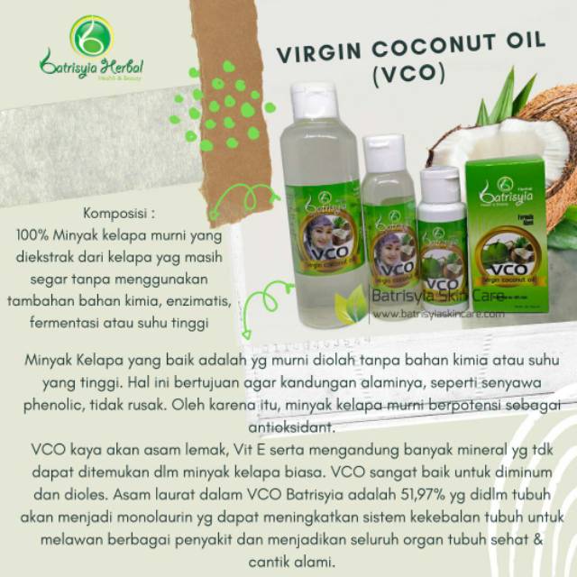 

BATRISYIA VCO (Virgin Coconut Oil) 250ml