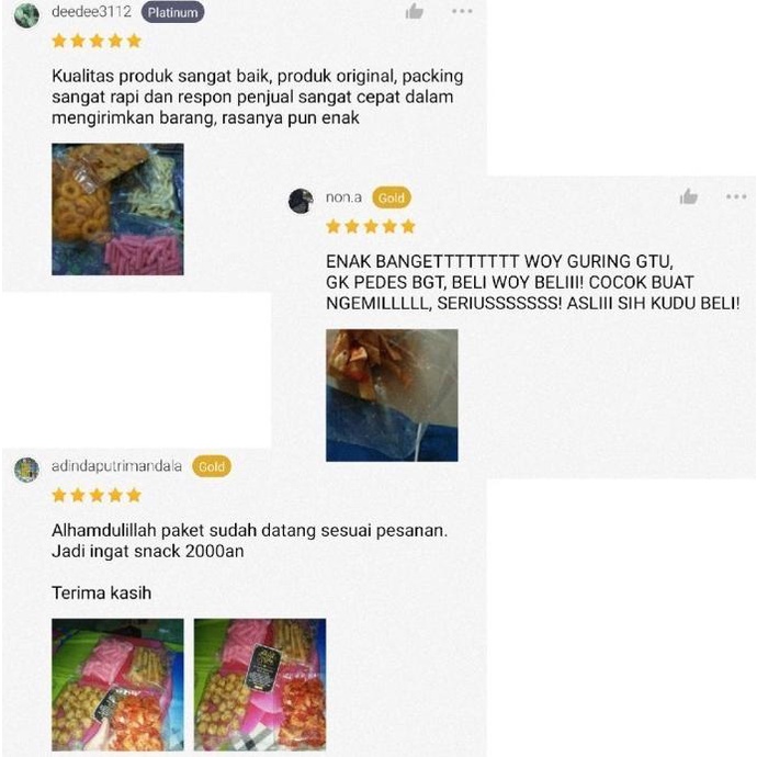 

snack kiloan keripik basreng bulat pds 125 gram makanan ringan camilan .