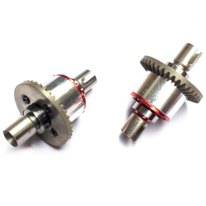 2 Set Full Metal Differential & Gear Box Wave Box With 2 Pcs Full