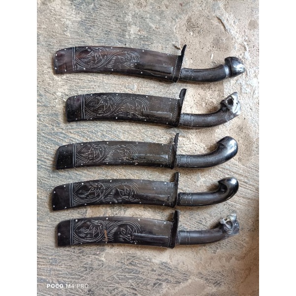 pisau daging galonggong full tanduk