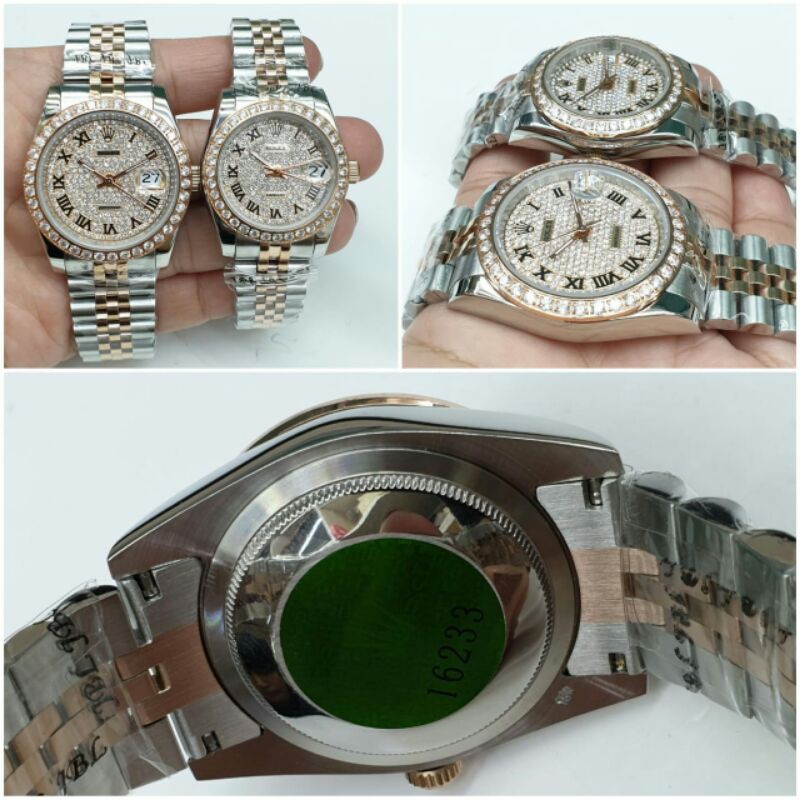 JAM TANGAN COUPLE ROLEX OYSTER AUTOMATIC JAPAN GRADE AAA+