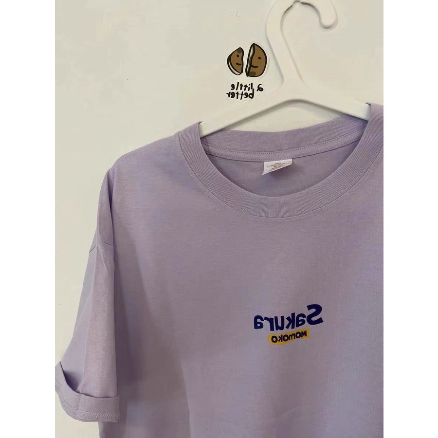THISTLE - Oversize Tee Tshirt Wanita Model Longgar Motif Maruko Chan