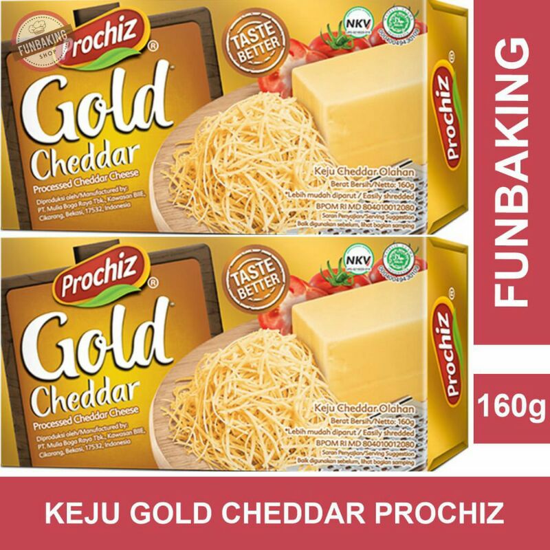 

Keju prochiz Gold Chedar 160gr/keju Murah Berkwalitas