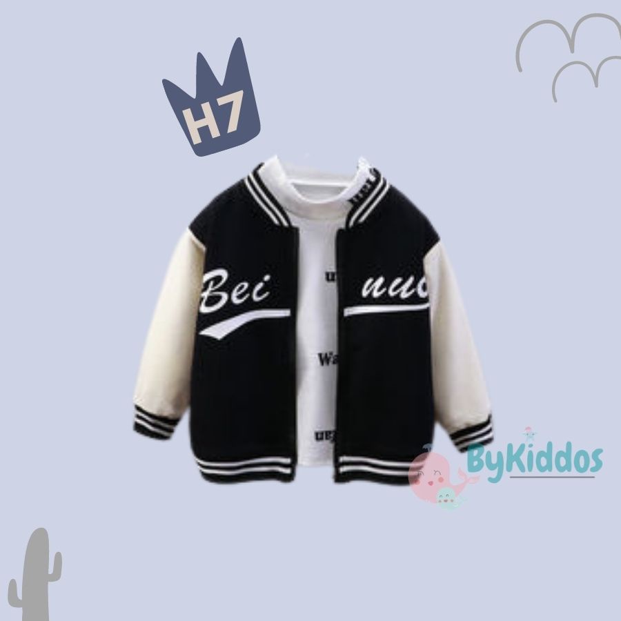 ByKiddos - Jaket Anak Laki Laki / Jaket Anak Perempuan / Jaket Unisex / Jaket Bayi / Hoodie anak Import