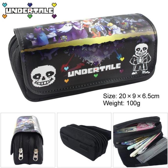 

Tempat Pensil Gambar Kartun Undertale Sans 3D Bahan Kanvas untuk 1g